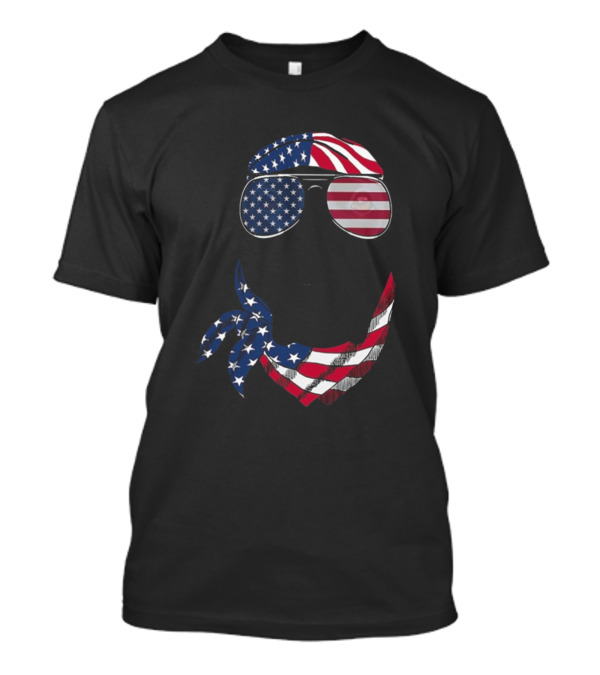 American Vibes Labrador Bandana Sunglasses T-Shirt