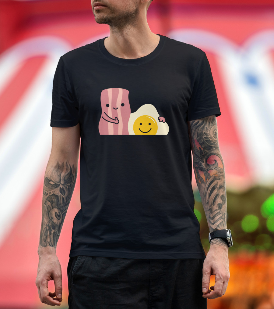 Bacon Eggs Best Friends Breakfast Buddies T-Shirt