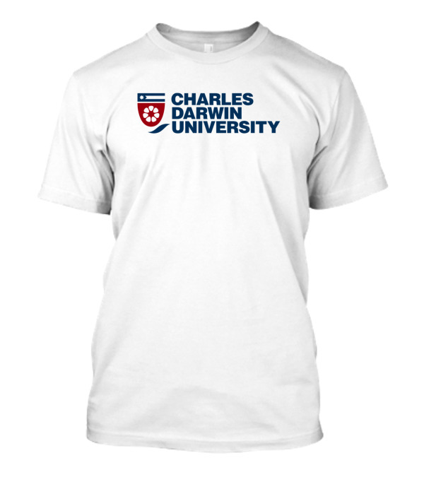 Charles Darwin University Logo With Shield And Flower Emblem T-Shirt