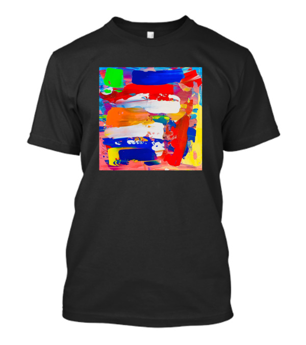 Creative Unique Colorful Abstract Brush Strokes T-Shirt