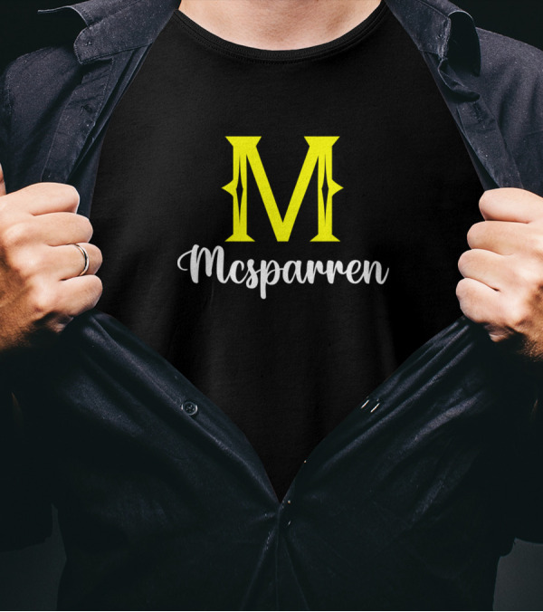 Mcsparren M Mcsparren Surname T-Shirt