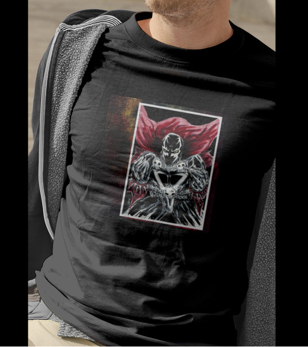 Spawn Dark Comics Hell Warrior Illustrated T-Shirt
