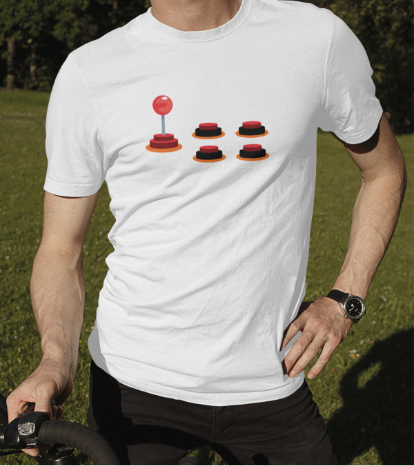 Joystick And Buttons Computer Nerd T-Shirt