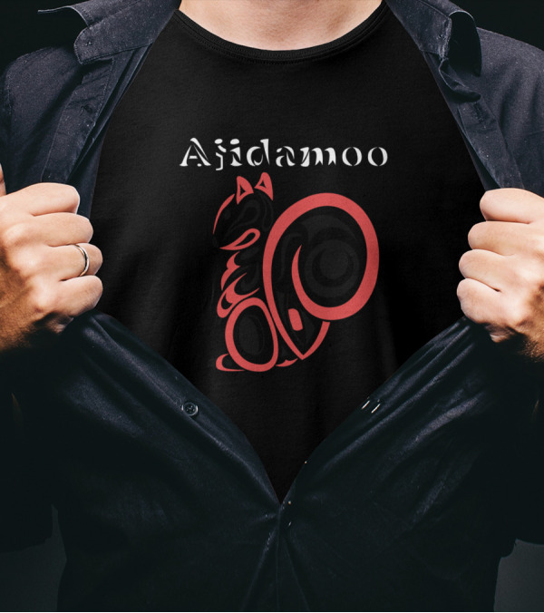 Ajidamoo Indigenous Squirrel T-Shirt