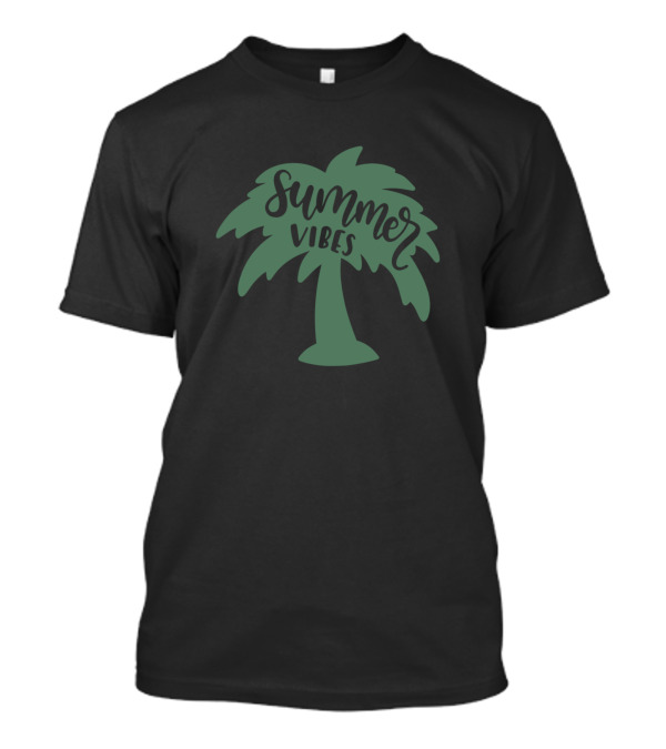 Summer Vibes Palm Tree Sun Beach Summer T-Shirt