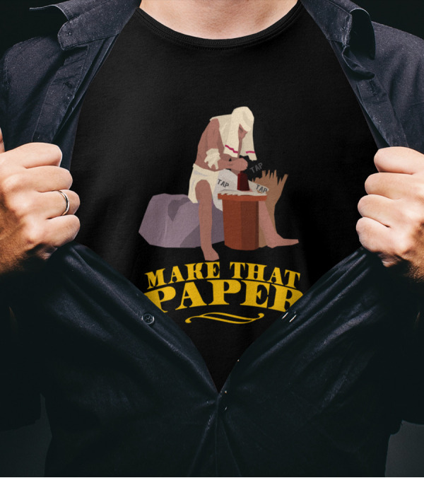 Make That Paper Tap Tap Spacship Earth T-Shirt