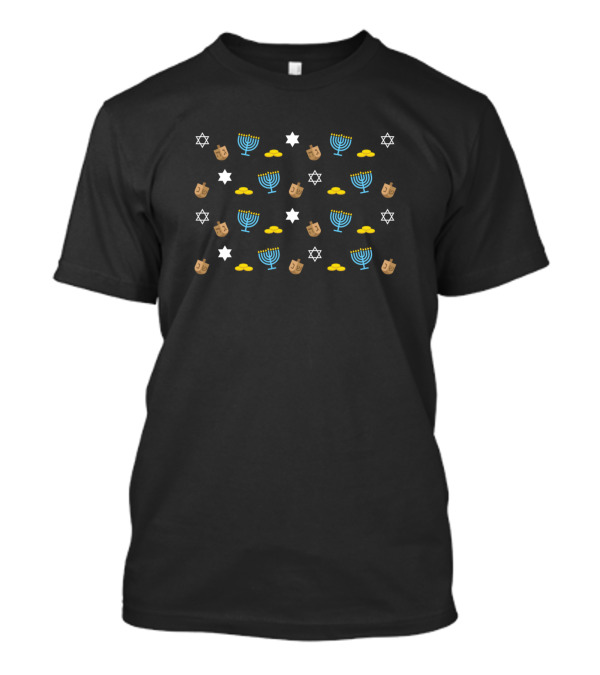 Hanukkah Menorah Star Dreidel T-Shirt