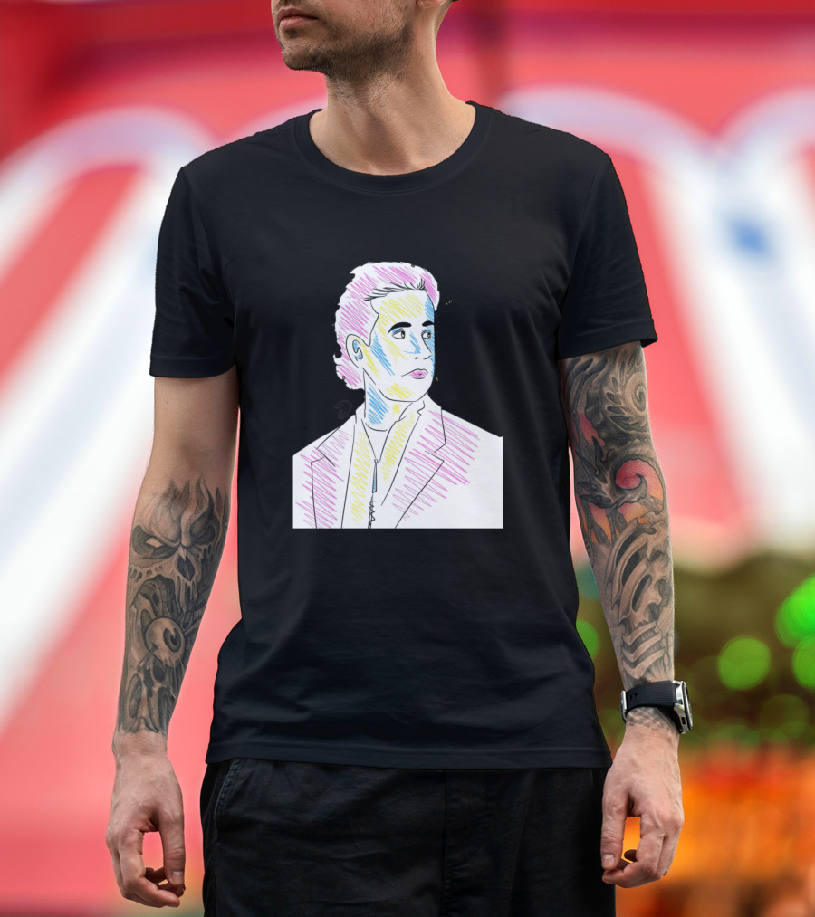 Sketched Up Jerry Colorful T-Shirt