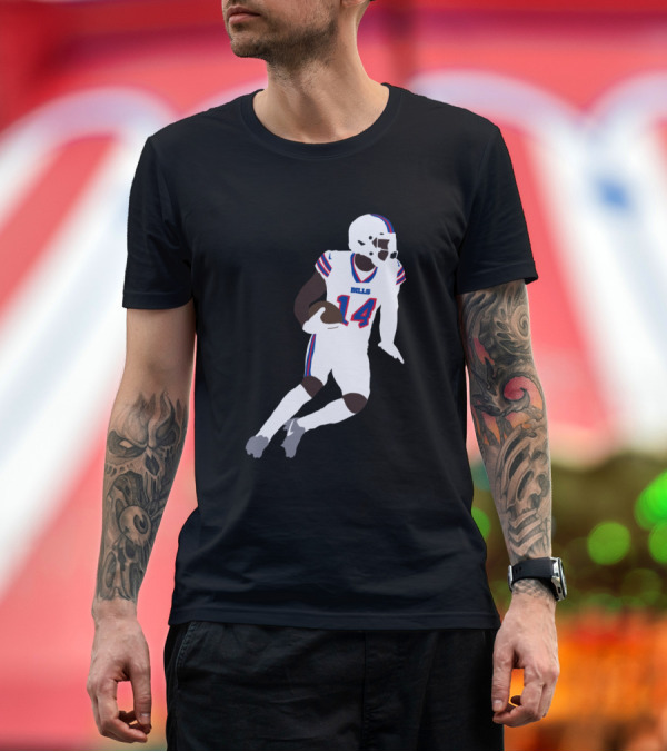 Premium T-Shirt: Stefon Diggs Buffalo Bills NFL Number 14 Football Player T-Shirt Stefon Diggs Buffalo Bills NFL Number 14 Football Player T-Shirt