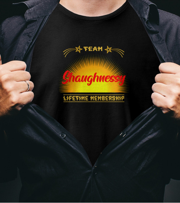 Team Shaughnessy Lifetime Membership Starburst T-Shirt