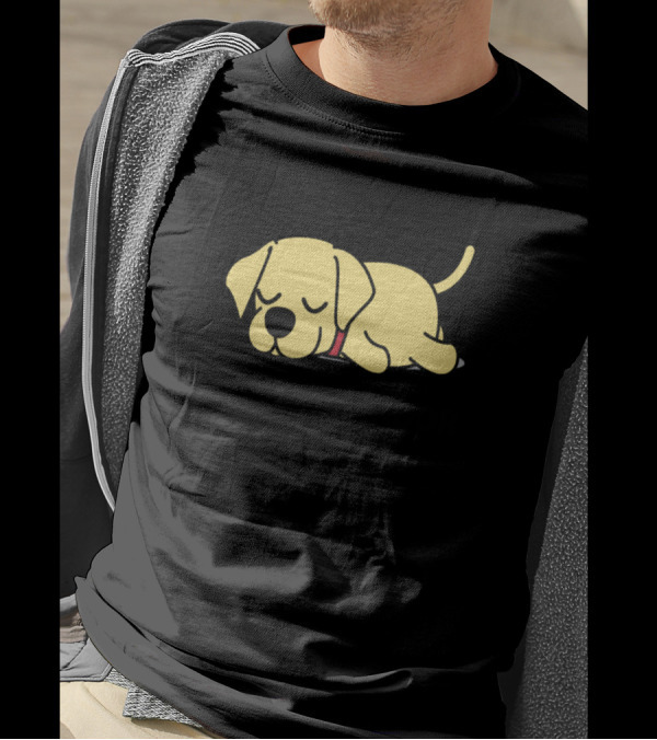 Lazy Labrador Sleeping Cute Funny T-Shirt