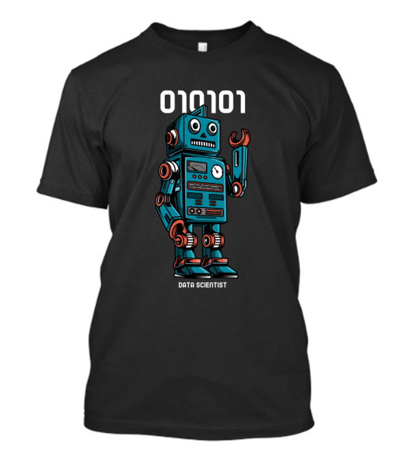 010101 Data Scientist Robot T-Shirt