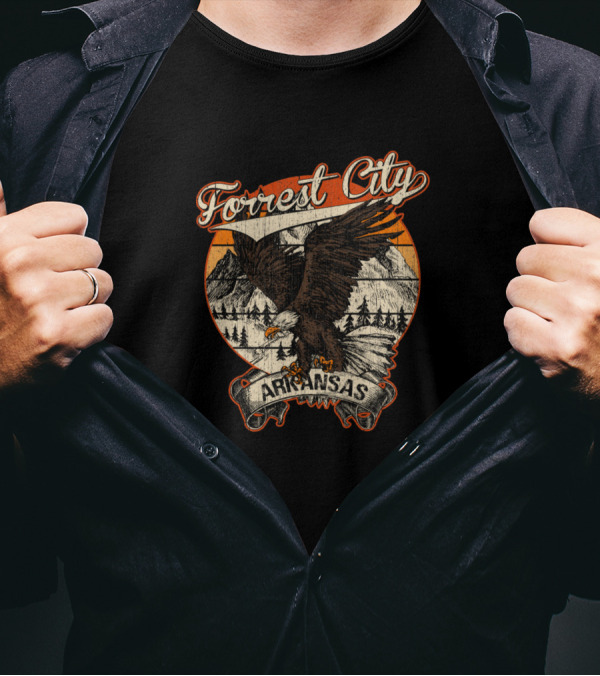Forest City Arkansas Bald Eagle Vintage T-Shirt