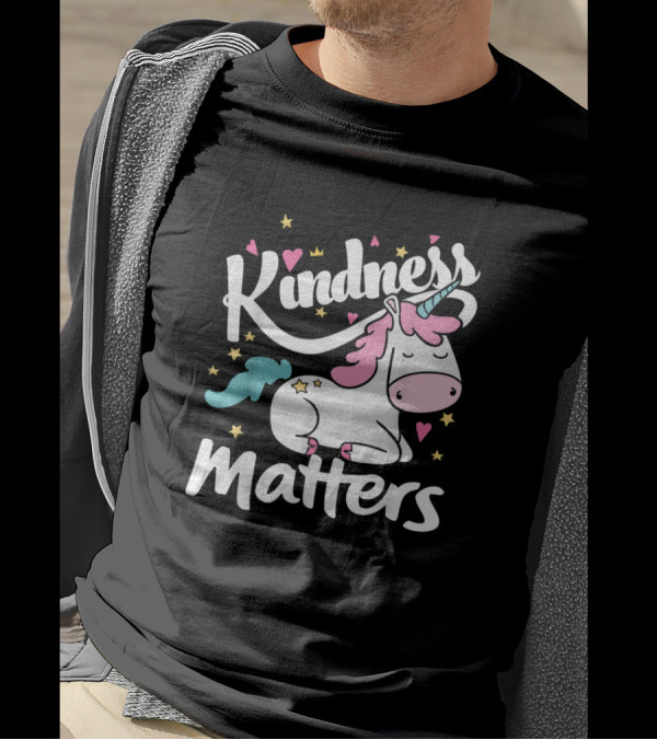 Kindness Matters Unicorn Be Kind Stop Bullies Be T-Shirt