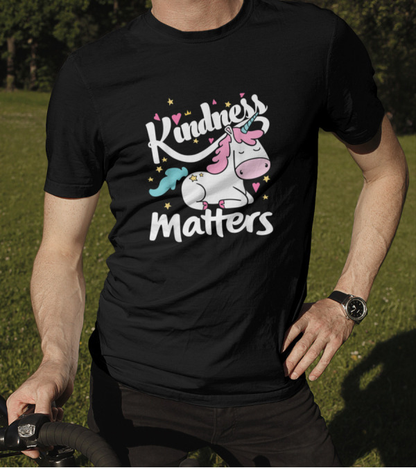 Kindness Matters Unicorn Be Kind Stop Bullies Be T-Shirt