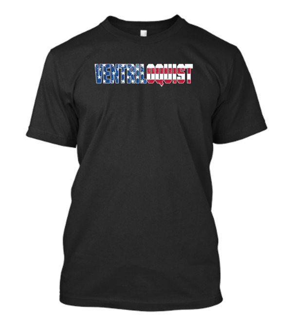 Ventriloquist USA Flag Puppeteer Puppets T-Shirt
