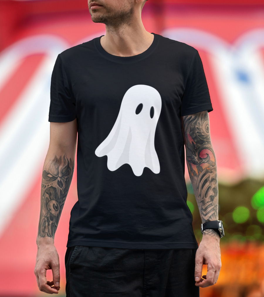 Ghost Mask Halloween Classic T-Shirt