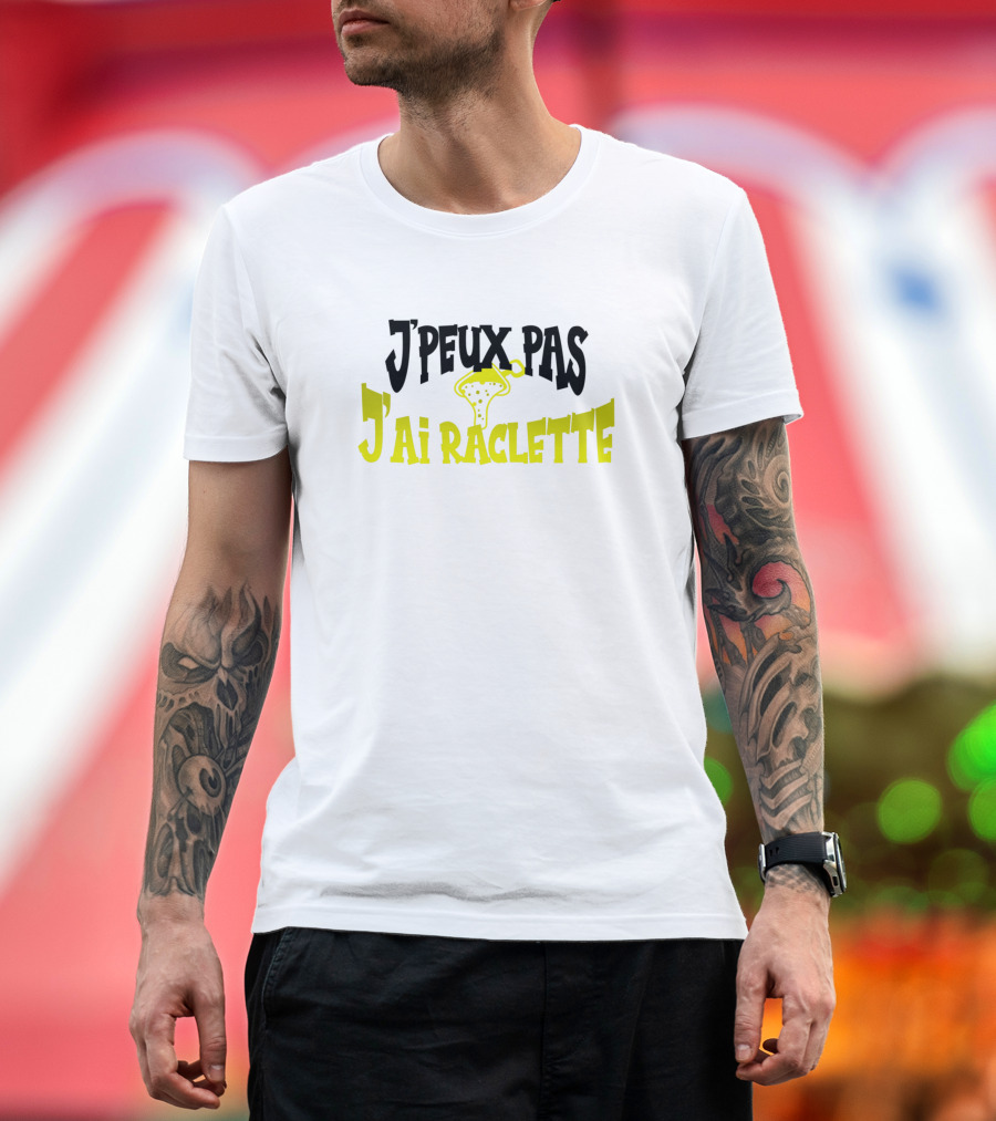 Jpeux Pas Jai Raclette Cheese Fork T-Shirt