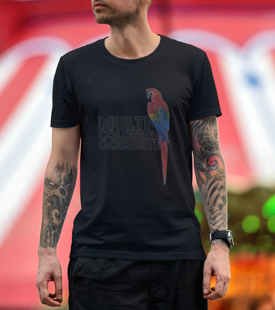 Multicoloured Gobshite Vibrant Parrot T-Shirt