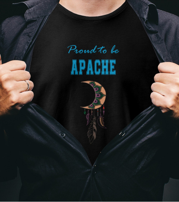 Proud To Be Apache Boho Feathers T-Shirt