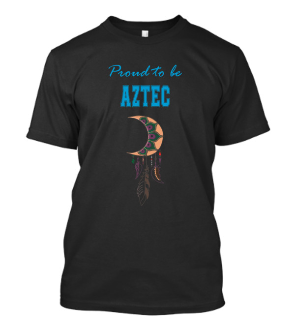 Proud To Be Aztec Moon Feather T-Shirt