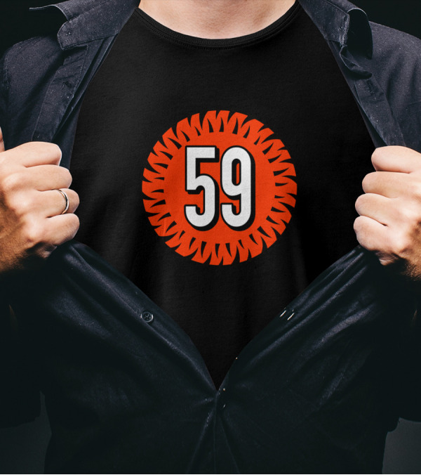 Akeem Davis Gaither Number 59 Cincinnati Bengals Jersey T-Shirt