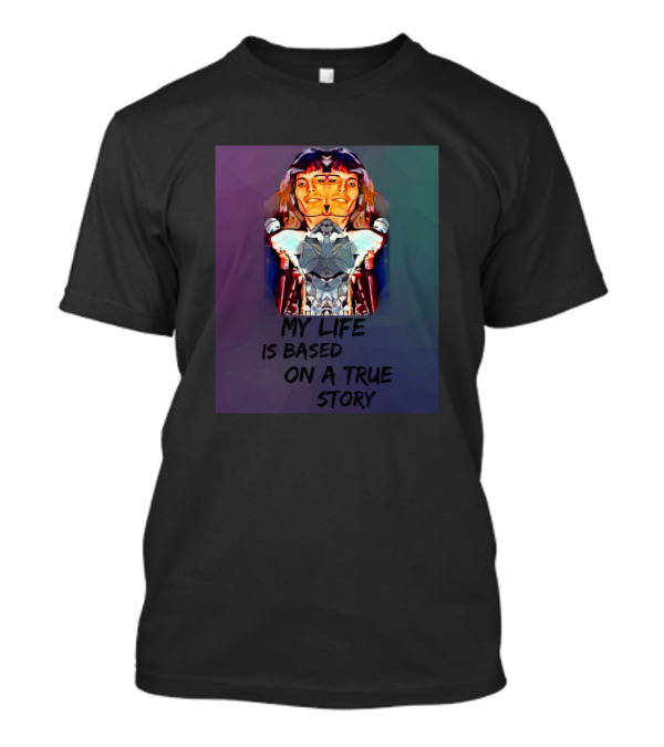 My Life Is Based On A True Story Musician Mic Reflection T-Shirt
