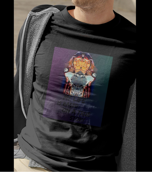 My Life Is Based On A True Story Musician Mic Reflection T-Shirt