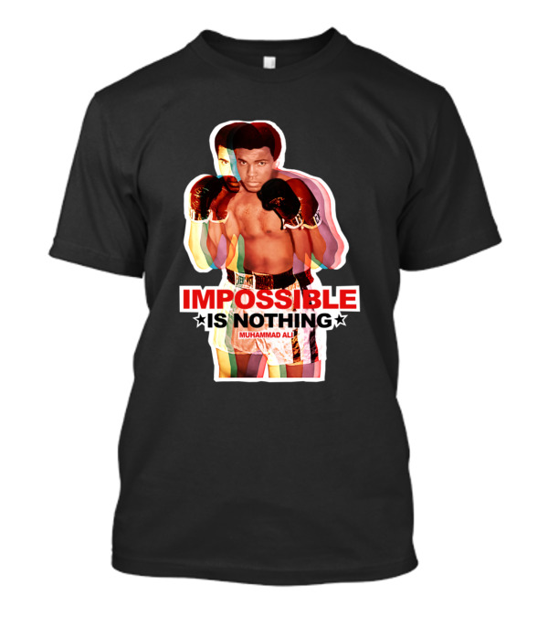 IMPOSSIBLE IS NOTHING MUHAMMAD ALI MULTICOLOR BOXING LEGEND T-Shirt