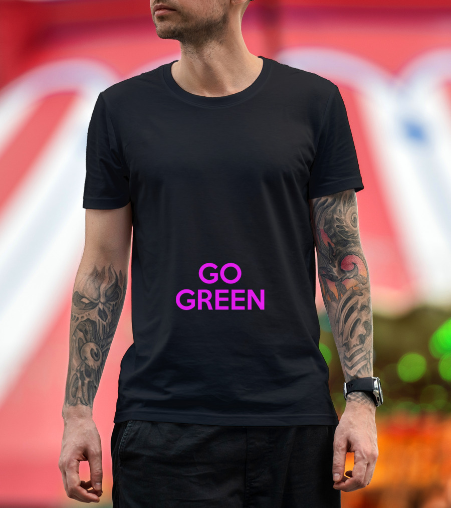 Keep Calm and Go Green Climate Environment T-Shirt