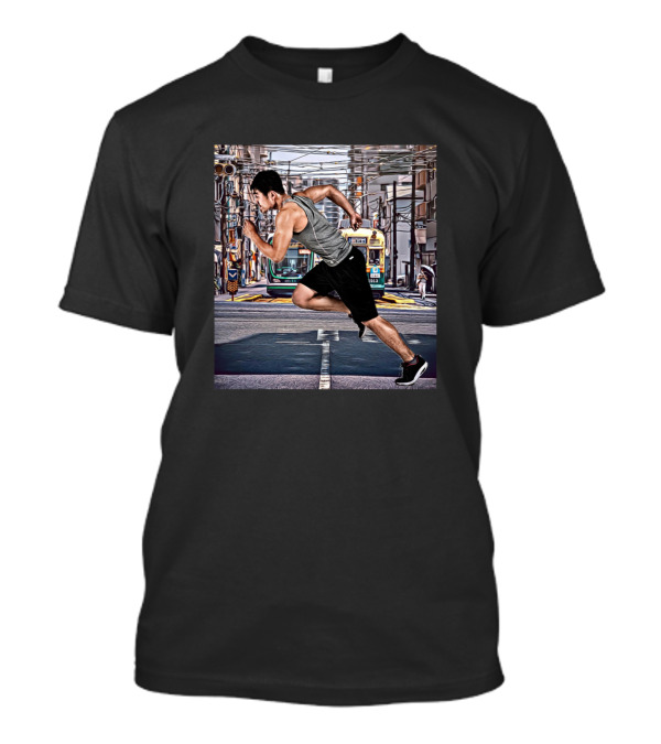 Run With Your Heart Urban City Runner T-Shirt
