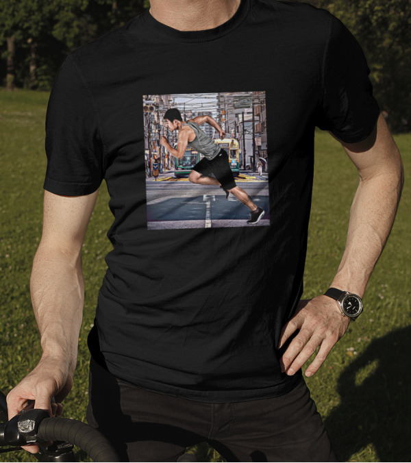 Run With Your Heart Urban City Runner T-Shirt