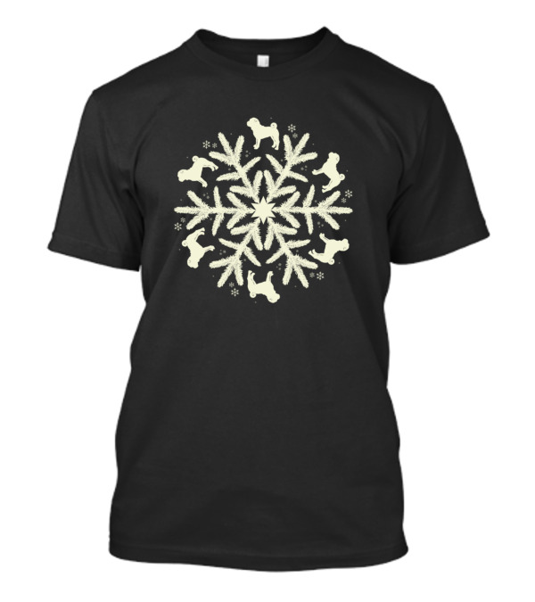 Snowflake Featuring Chinese Shar Pei T-Shirt