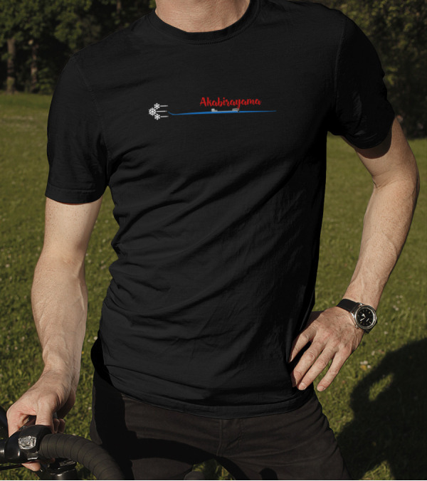 Akabirayama Ski Lift Icons Japan T-Shirt