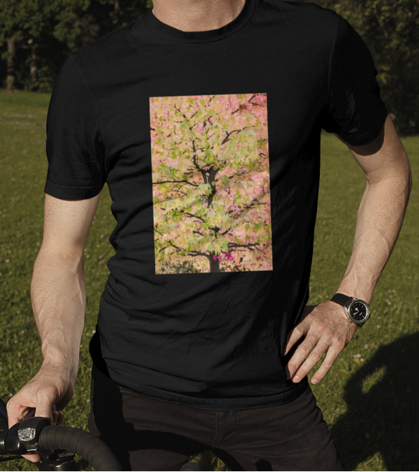 Colorful Fall Leaves On A Tree With Vibrant Autumn Foliage T-Shirt
