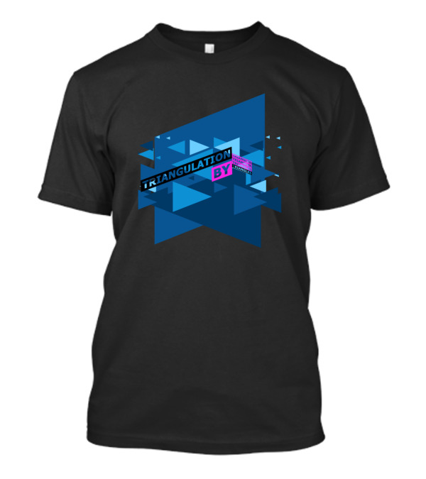 Triangulation By Triangles Fun Abstract Geometry T-Shirt