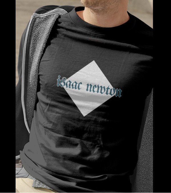 Isaac Newton Gothic Diamond Emblem T-Shirt