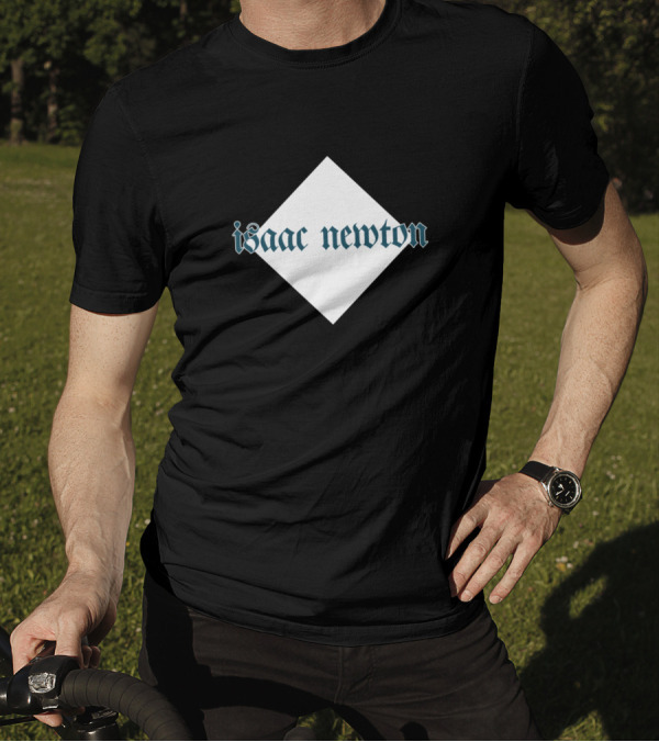 Isaac Newton Gothic Diamond Emblem T-Shirt