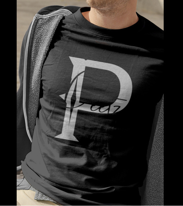 Peetz Second Name Family Name Middle Initial Monogram T-Shirt