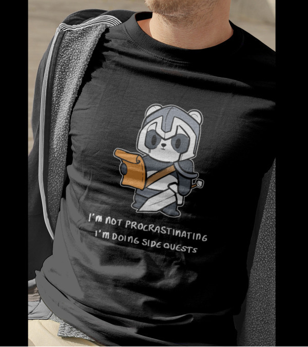 I'm Not Procrastinating I'm Doing Side Quests Adventurous T-Shirt