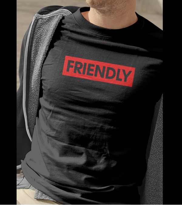 Friendly Red Differenced Block T-Shirt