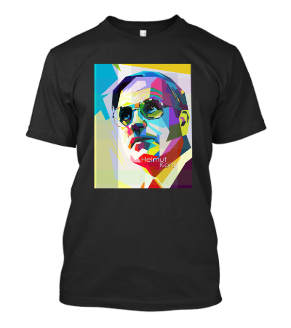 Helmut Kohl Colorful Wpap T-Shirt