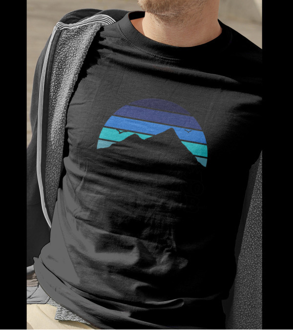 There Is No Planet B Mountains And Birds Activism Against Global Warming T-Shirt
