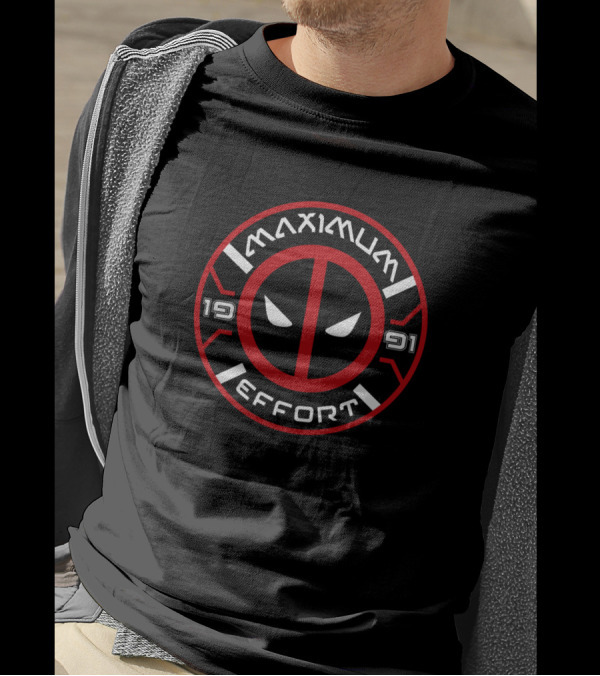 Maximum Effort 1991 Deadpool T-Shirt