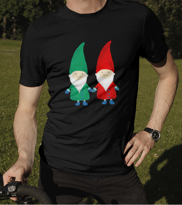 Santa's Workshop Gnome Pair T-Shirt