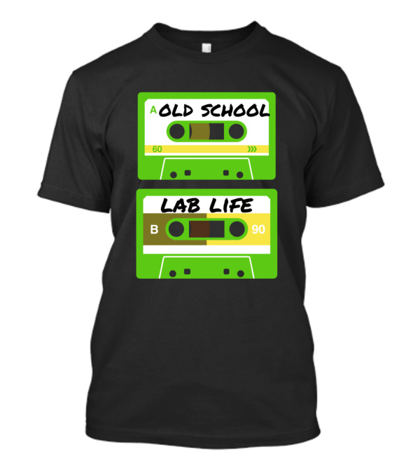 Old School Lab Life Retro Cassette Tape T-Shirt