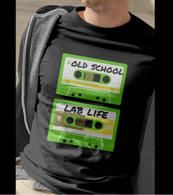 Old School Lab Life Retro Cassette Tape T-Shirt