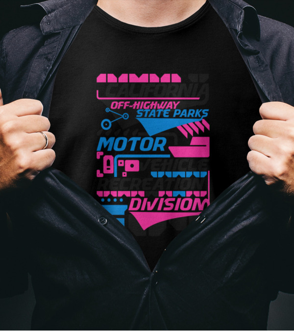 California Off-Highway State Parks Motor Vehicle Recreation Division T-Shirt