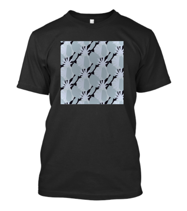 Grey Jungle Leaf T-Shirt