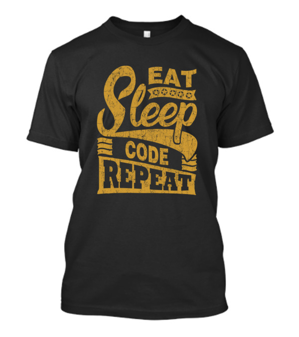 Eat Sleep Code Repeat Programming Lifestyle Cycle T-Shirt